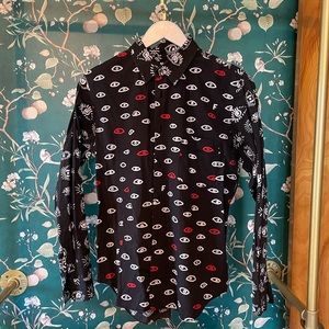 Comme des Garçons Black eyes shirt